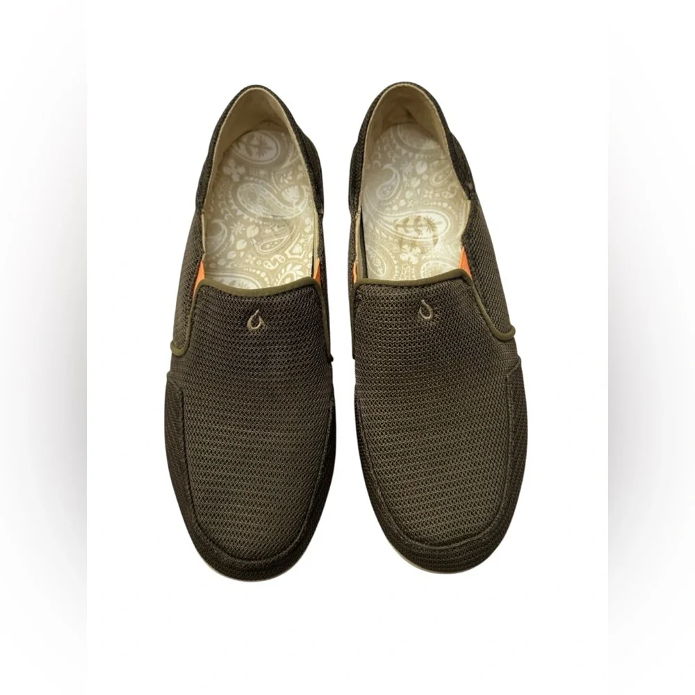 Olukai Waialua Mesh Brown Slip On Women's Size 7.5